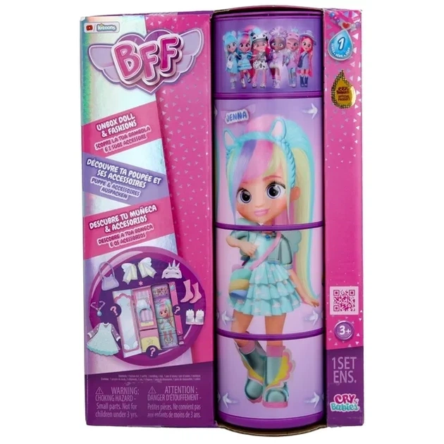 Кукла IMC Toys Cry Babies BFF S1 Дженна 20 см 904361 - Фото 8 Кукла IMC Toys Cry Babies BFF S1 Дженна 20 см 904361 - изображение 8
