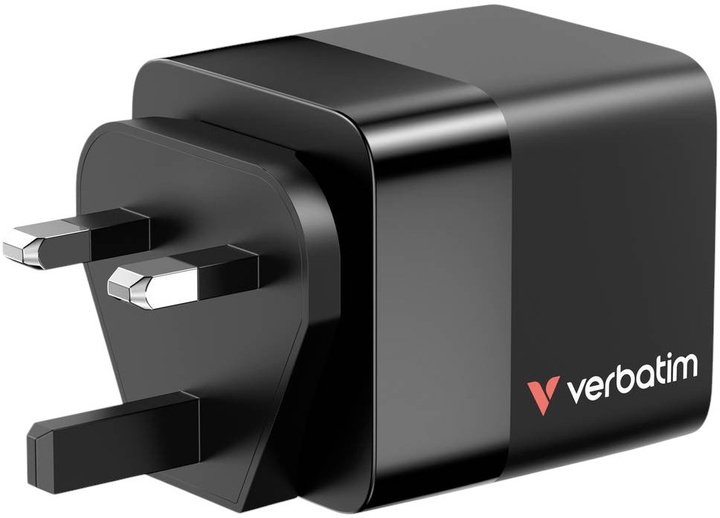 Мережевий зарядний пристрій Verbatim GaN Retractable Cable 65W Black (0023942322177) - зображення 6