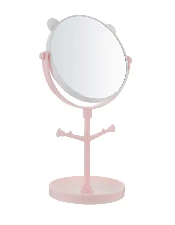 Дзеркало косметичне настільне двостороннє Beauty LUXURY M-023 двостороннє блакитне на довгій ніжці з 3Х збільшенням,14 см - Фото 4 Дзеркало косметичне настільне двостороннє Beauty LUXURY M-023 двостороннє блакитне на довгій ніжці з 3Х збільшенням,14 см - зображення 4
