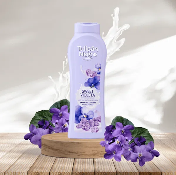 Гель для душа Сладкая фиалка Tulipan Negro, Испания (8410751093268) - изображение 2