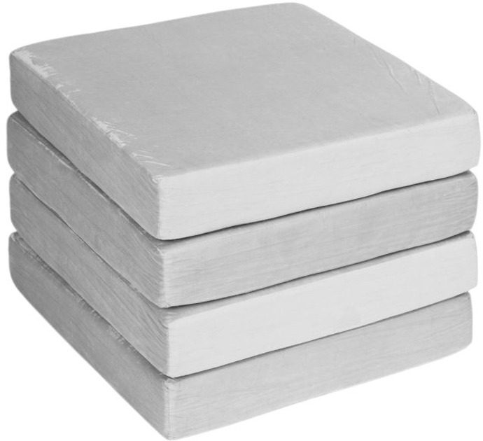 Sofa modułowa EcoToys dla dzieci duża 2-osobowa DIY 10 miękkich poduch Szara (5905817003709) - obraz 5