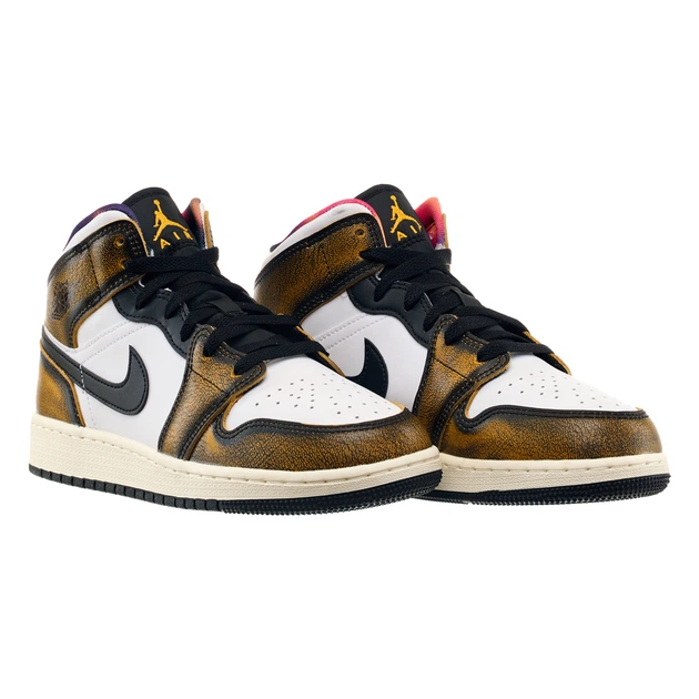 Кроссовки женские Jordan 1 Mid Se (Gs) 38 Белый DQ8418-071 - Фото 10 Кроссовки женские Jordan 1 Mid Se (Gs) 38 Белый DQ8418-071 - изображение 10