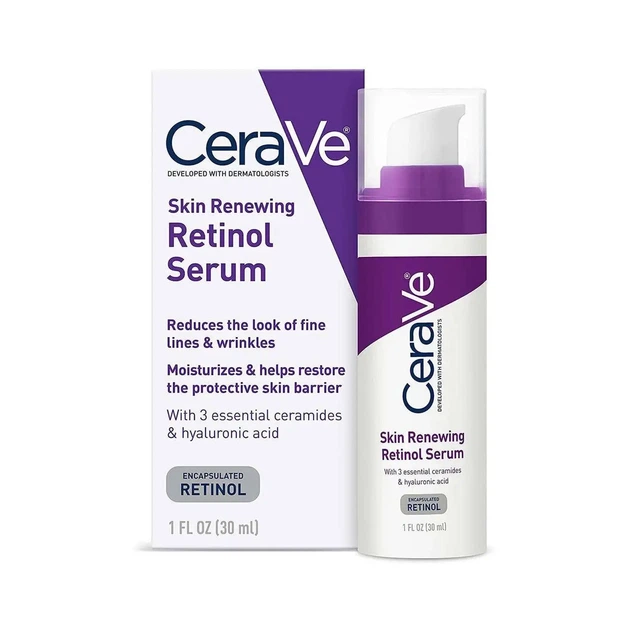 Сыворотка против морщин с ретинолом CeraVe Skin Renewing Retinol Serum 30мл - Фото 1 Сыворотка против морщин с ретинолом CeraVe Skin Renewing Retinol Serum 30мл - изображение 1