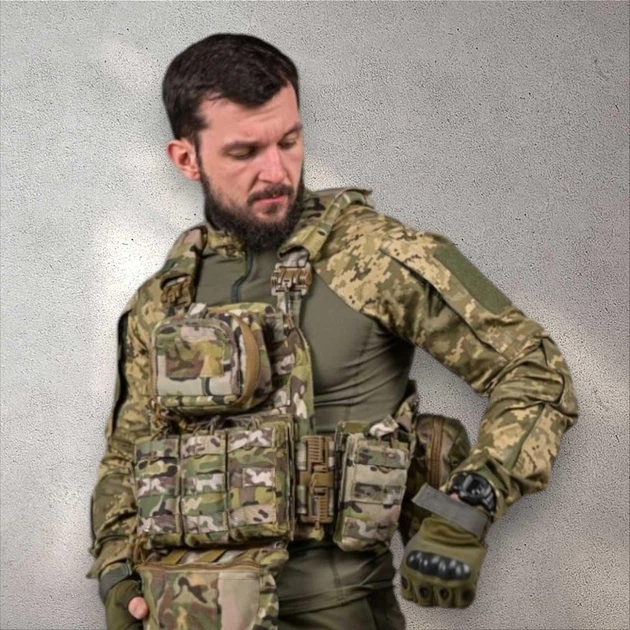 Армейская тактическая плитоноска ARTEX с быстрым сбросом Cordura