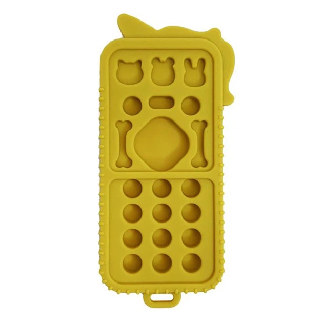 Силиконовый прорезыватель пульт "Единорог" MGZ-0425(Yellow) - изображение 2