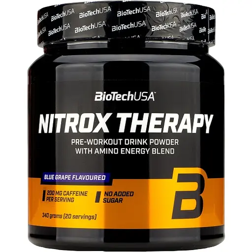 Предтренувальний Комплекс з ААКГ та ВСАА Nitrox Therapy - 340 г