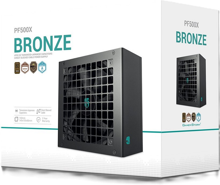 Zasilacz DeepCool Gamer Storm PF500X 500W (R-PF500X-HD0B-JGEU) - obraz 8
