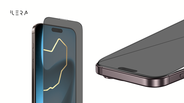 Szkło ochronne iLera DeLuxe Incognito Glass do Apple iPhone 17 Black (ILINDL17) - obraz 2