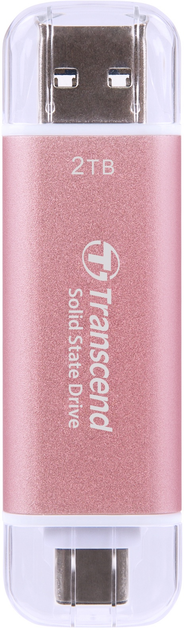 SSD диск Transcend ESD310P 2TB USB Type-A/USB Type-C 3D NAND (TS2TESD310P) External - зображення 1