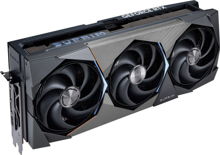 Відеокарта MSI PCI-Ex GeForce RTX 5080 SUPRIM SOC 16GB GDDR7 (256bit) (2760/30000) (HDMI, 3 x DisplayPort) (RTX 5080 16G SUPRIM SOC) - зображення 3