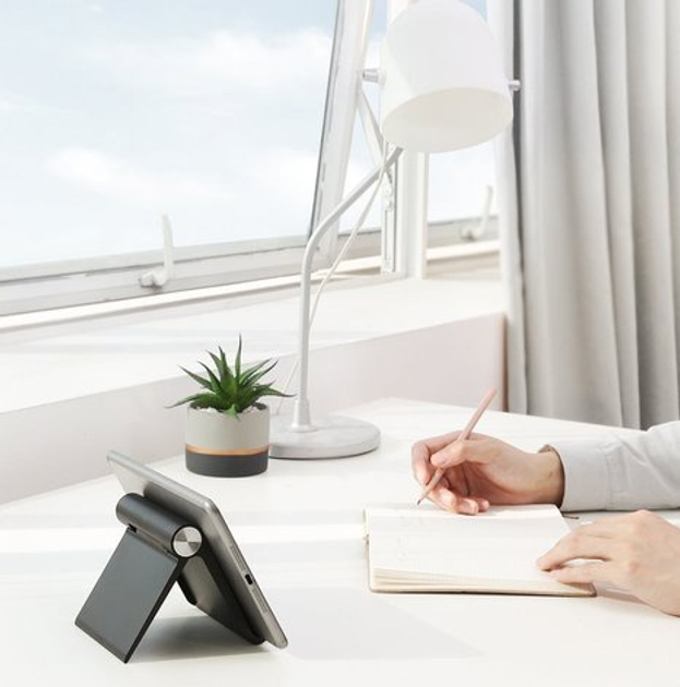 Тримач для телефону/планшета Ugreen LP115 Multi-Angle Adjustable Stand for iPad Black (UGR-50748) - зображення 6