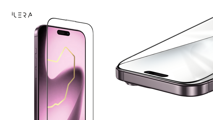 Szkło ochronne iLera DeLuxe Original Glass 2.0 do Apple iPhone 17 Pro Black (ILFCDL17PR) - obraz 2
