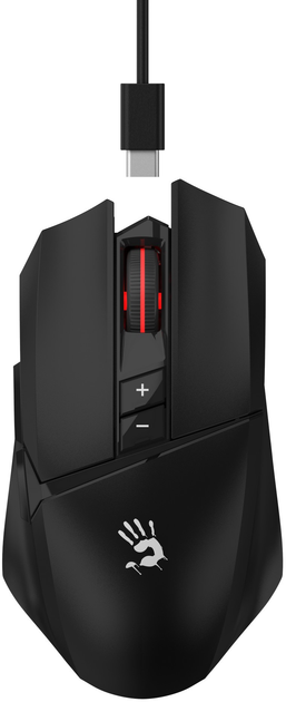 Mysz A4Tech Bloody R36 Ultra Wireless Stone Black (A4TMYS47696) - obraz 6