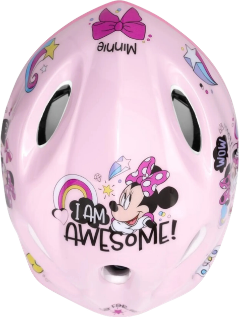 Kask rowerowy Disney Minnie Go for It 52-56 cm Różowy (5902308590847) - obraz 7