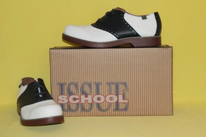Туфли женские School Issue размер 41,5 Черно-белые - Фото 2 Туфли женские School Issue размер 41,5 Черно-белые - изображение 2