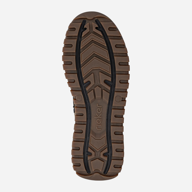 Sneakersy męskie Rieker U1571-20 44 (9.5UK) Brązowe (4061811464678) - obraz 10