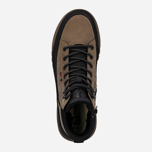 Sneakersy męskie Rieker U1571-20 46 (11UK) Brązowe (4061811464692) - obraz 9