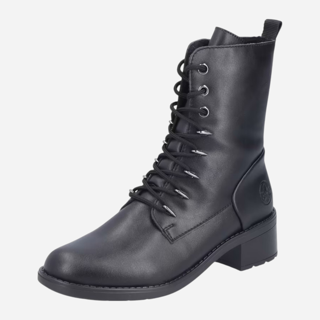 Жіночі черевики низькі Rieker 75430-00 39 (6UK) Чорні (4061811857760) - зображення 2