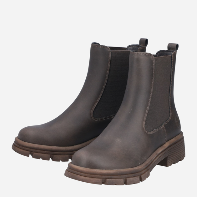 Жіночі черевики низькі Rieker 91480-25 39 (6UK) Коричневі (4061811531912) - зображення 3