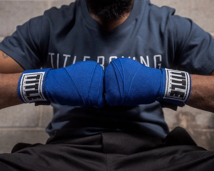 Бинты для бокса TITLE Boxing Select 180" Semi Elastic Mexican Royal (4.5м) - Фото 2 Бинты для бокса TITLE Boxing Select 180" Semi Elastic Mexican Royal (4.5м) - изображение 2
