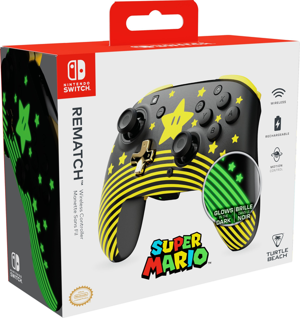 Бездротовий геймпад Turtle Beach Rematch Super Mario Star (TBC-8101-75) - зображення 8