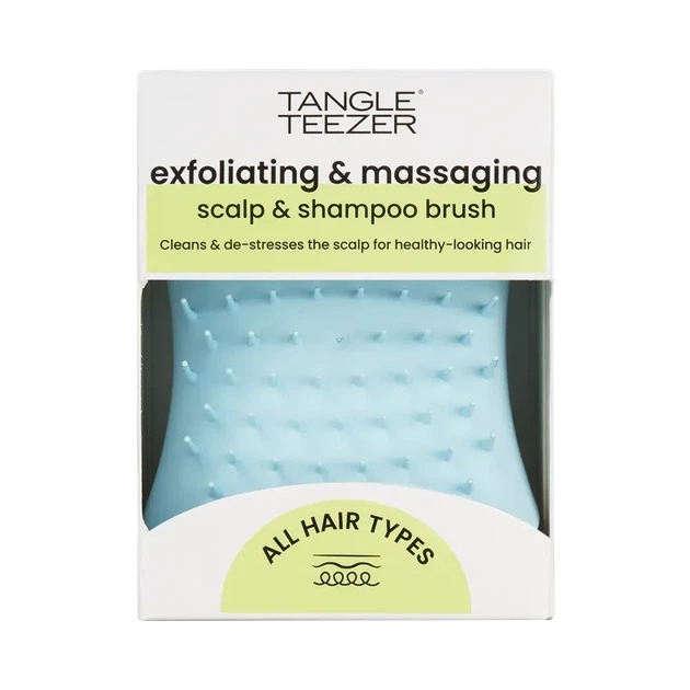 Щітка для масажу голови Tangle Teezer The Scalp Exfoliator and Massager Seafoam Blue - изображение 6