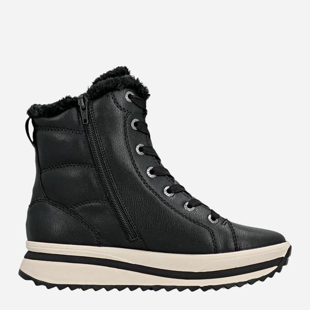 Жіночі черевики низькі Rieker W3872-00 40 (6.5UK) Чорні (4061811460076) - зображення 4
