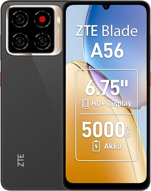 Мобильный телефон ZTE Blade A56 4/128GB Black (001012523044