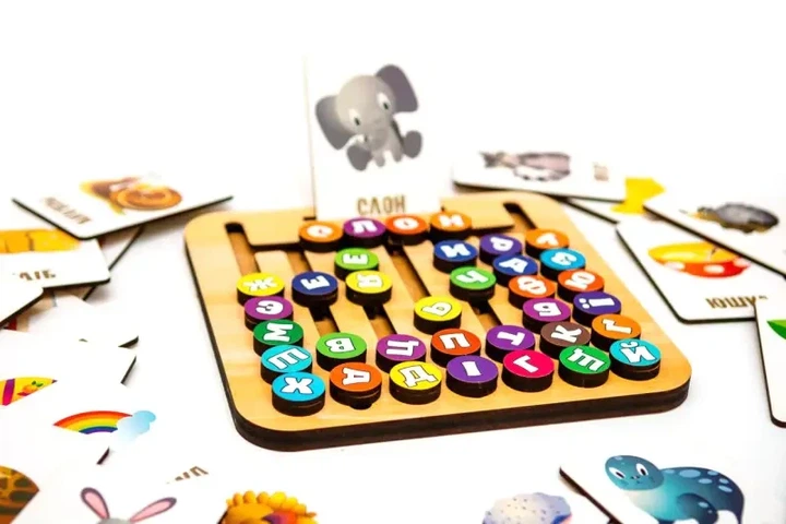 Алфавит Лабиринт PuzzleOk Монтессори деревянный - Фото 2 Алфавит Лабиринт PuzzleOk Монтессори деревянный - изображение 2
