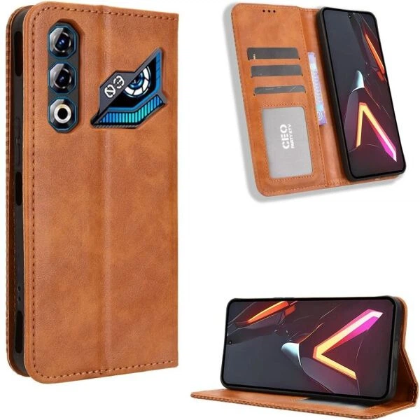 Чехол-книжка Deexe Retro Style для ZTE Nubia Neo 3 GT - Brown - изображение 2
