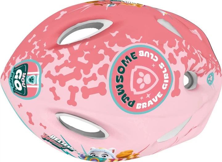 Велосипедний шолом Paw Patrol Girls 52-56 см Рожевий (5905427340003) - зображення 7
