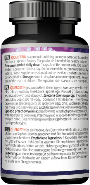 Suplement diety Apollo's Hegemony Quercetin 60 kapsułek (8721077930770) - obraz 2