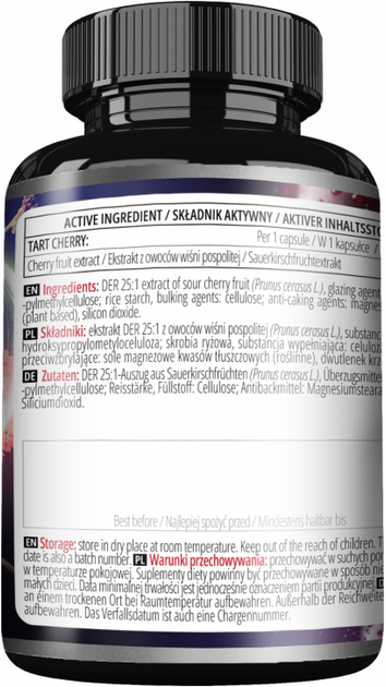 Suplement diety Apollo's Hegemony Tart Cherry 90 kapsułek (8721077931609) - obraz 2