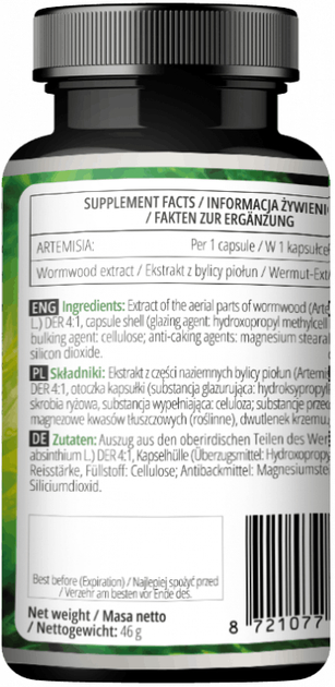 Suplement diety Apollo's Hegemony Artemisia 90 kapsułek (8721077930305) - obraz 3