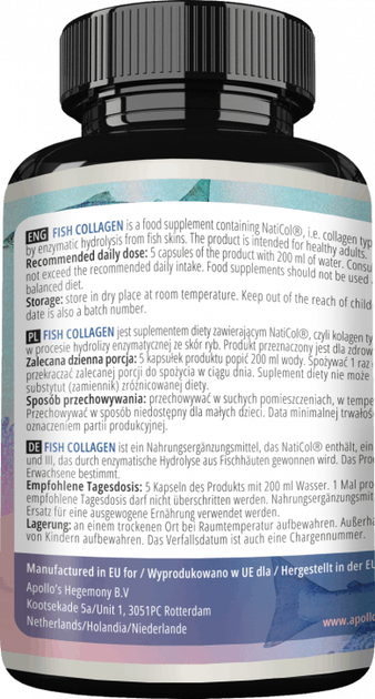 Suplement diety Apollo's Hegemony Fish Collagen 150 kapsułek (8721077930336) - obraz 2