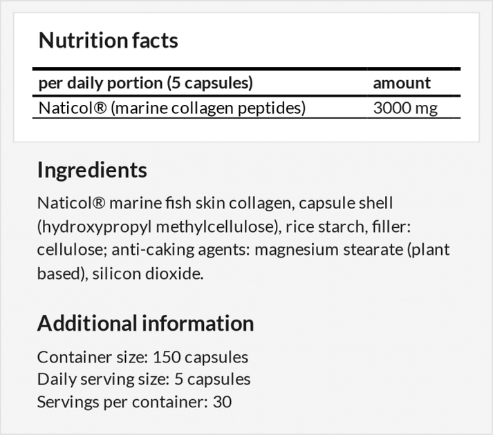 Suplement diety Apollo's Hegemony Fish Collagen 150 kapsułek (8721077930336) - obraz 4