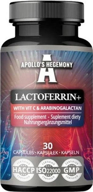 Suplement diety Apollo's Hegemony Lactoferrin+ 30 kapsułek (8721077930794) - obraz 1