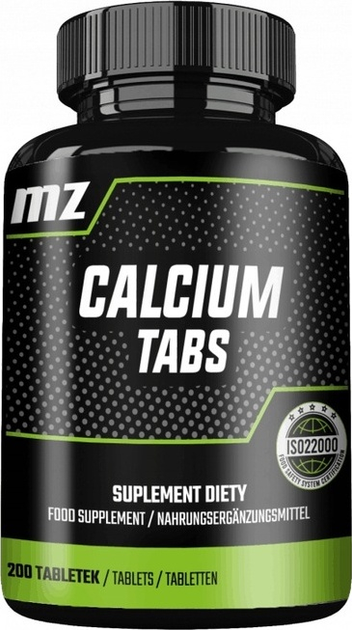 Suplement diety MZ Calcium 200 tabletek (5905806912203) - obraz 1