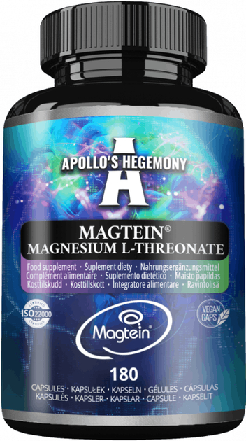 Suplement diety Apollo's Hegemony Magtein 180 kapsułek (8721077931494) - obraz 1