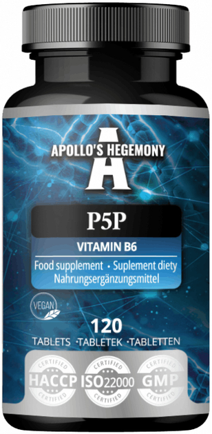 Suplement diety Apollo's Hegemony P5P 120 tabletek (8721077930367) - obraz 1