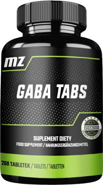 Suplement diety MZ GABA 200 tabletek (5905806911961) - obraz 1