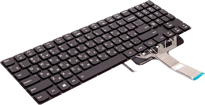 Клавіатура для ноутбука PowerPlant Lenovo Legion Y530, чорна, підсвічування (KB315659) - зображення 2