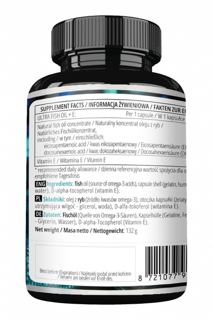 Дієтична добавка Apollo's Hegemony Ultra Fish Oil + E 100 капсул(8721077930039) - зображення 3