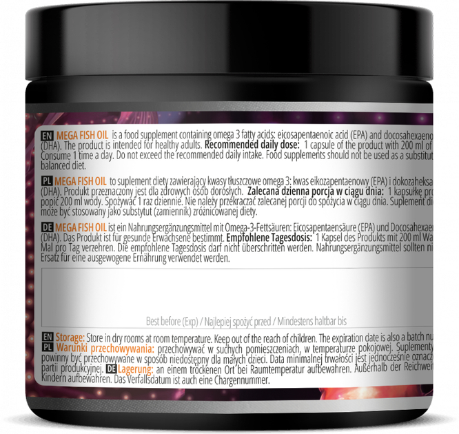 Suplement diety Apollo's Hegemony Mega Fish Oil 240 kapsułek (8721077931562) - obraz 2