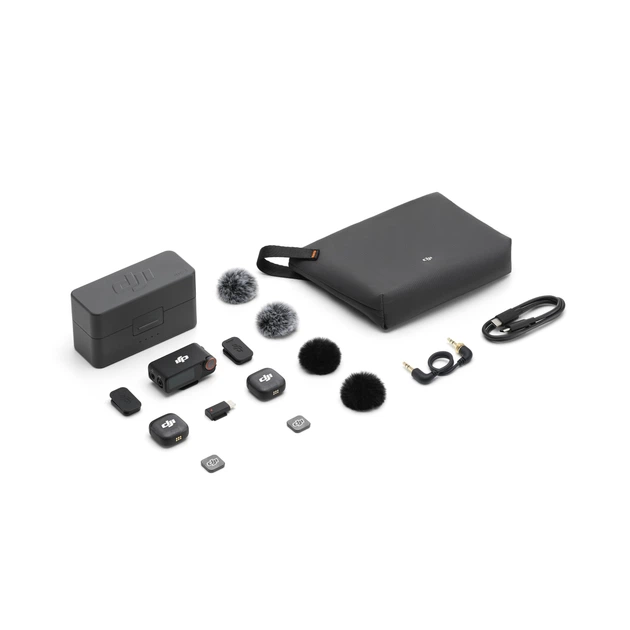 Микрофонная радиосистема DJI Mic 3 (2 TX + 1 RX + Charging Case