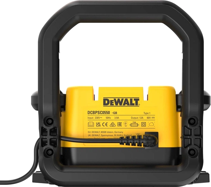 Зарядний пристрій DeWalt PowerShift 550W (DCBPSC0550-QW) - зображення 5