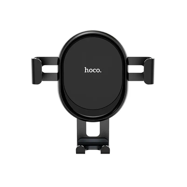Автотримач для телефона HOCO CA56 Plus Armor metal gravity car holder Black Silver (6931474760296) - изображение 4