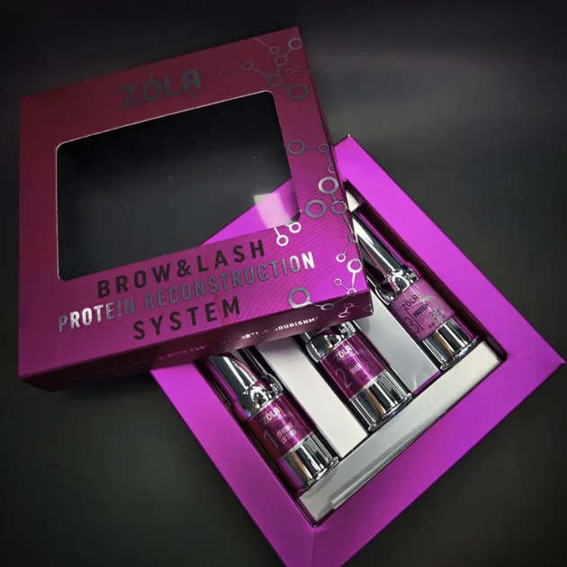 Набор для ламинирования ресниц и бровей Zola Brow&Lash Protein Reconstruction System - изображение 4