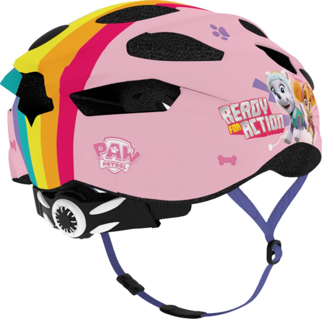 Kask rowerowy Paw Patrol IN-MOLD Girls 52-56 cm Różowy (000101066041) - obraz 5