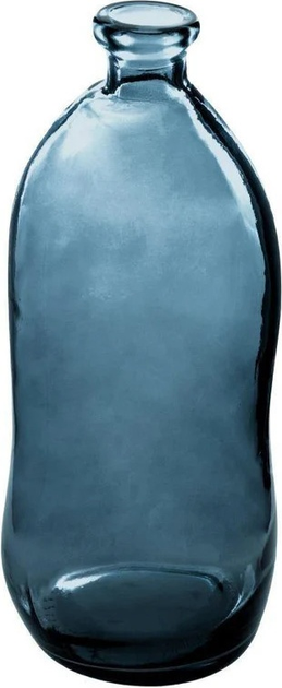 Wazon Atmosphera szklany z recyklingu niebieski 73 cm (3560234522039) - obraz 1